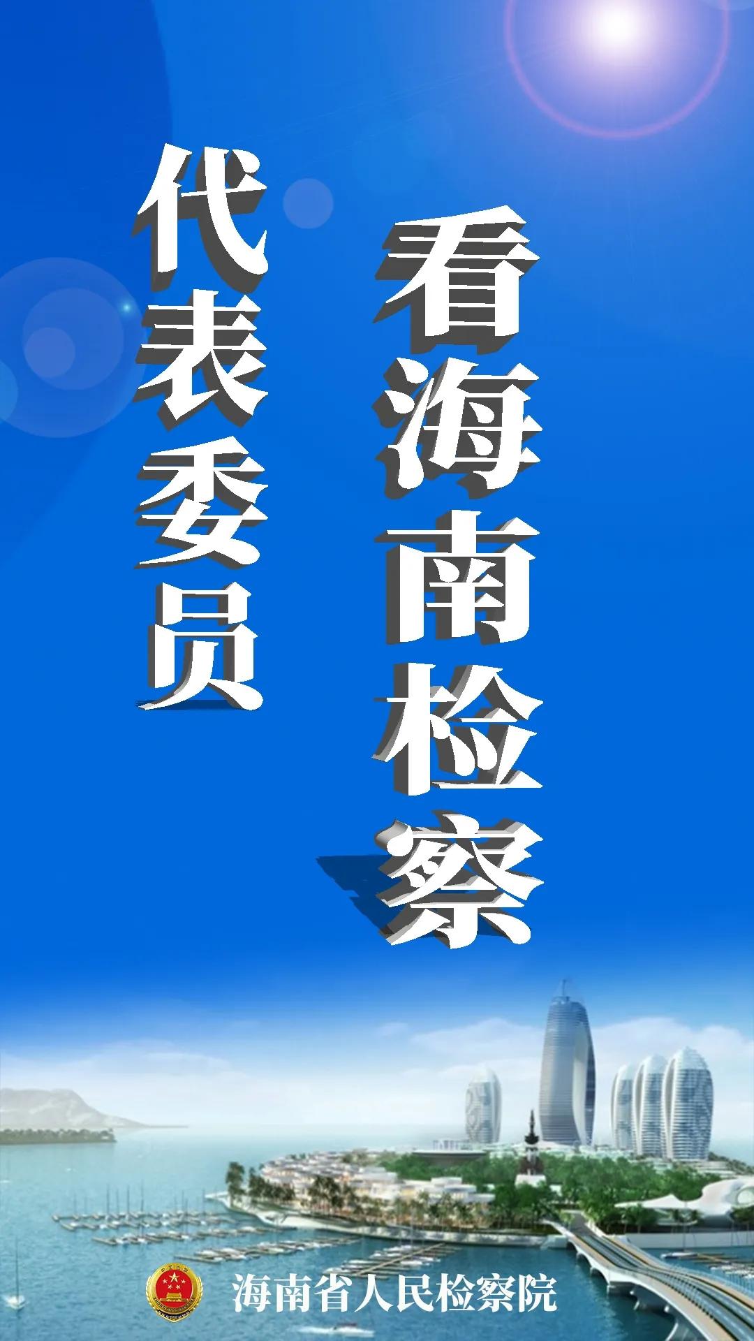 奋进十四五•两会看检察丨代表委员看海南检察（二）