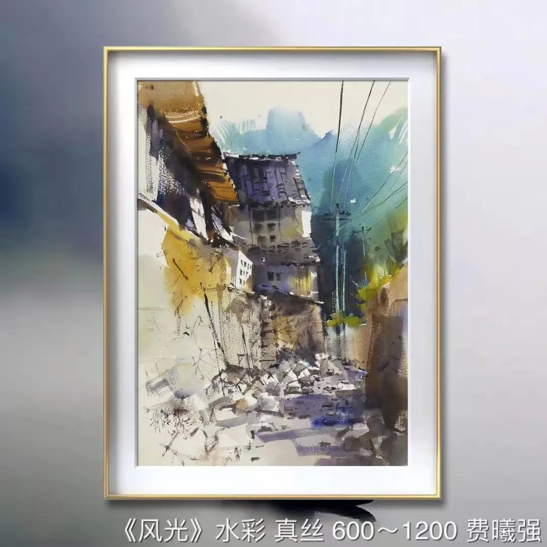 真丝水彩，为居家添一份优雅古意