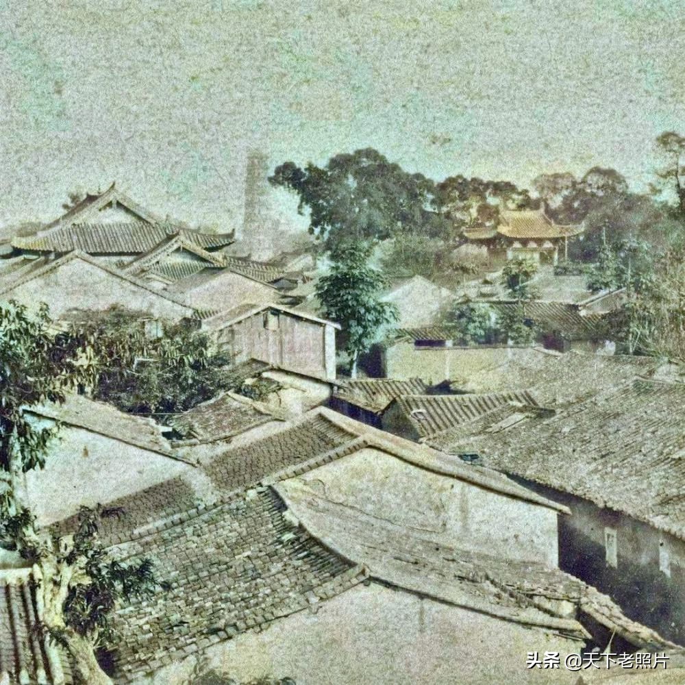 1850年代英国人拍摄的广州总督府 可能是最早的广州老照片