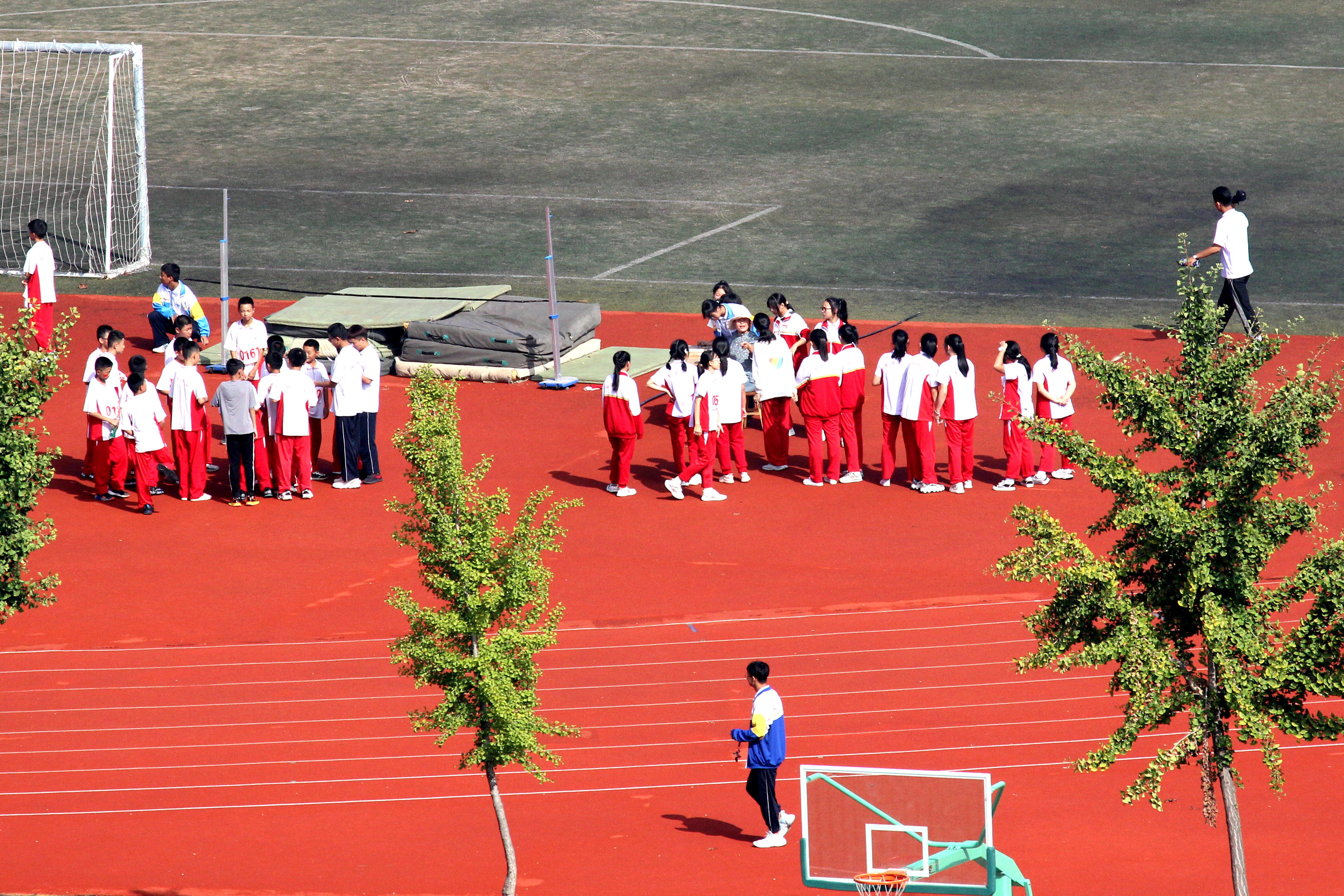 宁阳县复圣中学举行运动会