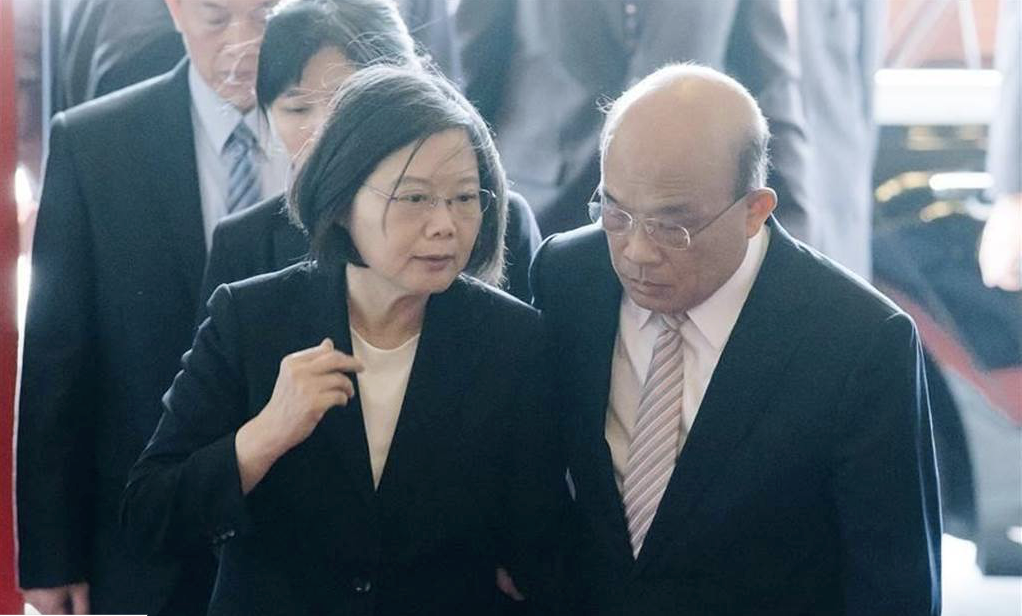 蘇貞昌害怕引火燒身，蔡英文力挺蘇貞昌