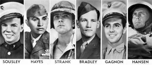 二战著名插旗照的诅咒：六个插旗美军中有三个战死，一个冻死街头