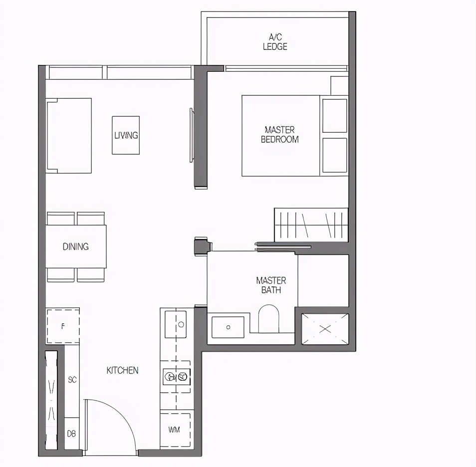 新加坡市区里的花园豪华公寓丨Midtown Modern 名汇庭苑