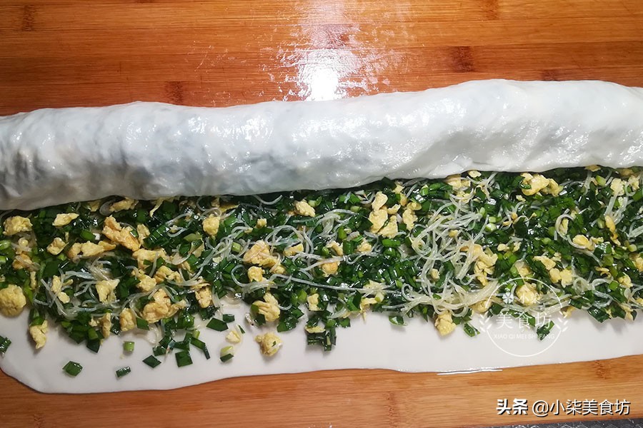 图片[11]-春天 教你最简单菜饼做法 不发面不揉面 比包子饺子省事多了-起舞食谱网