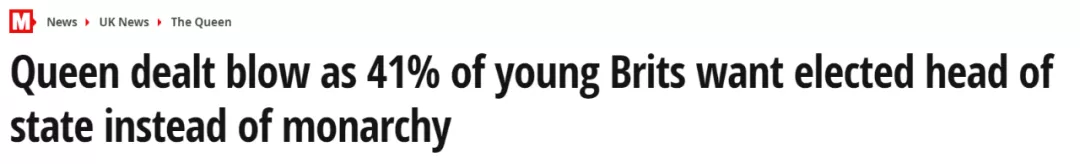 仅31%英国年轻人认可君主制！英国王室这次真要翻车？
