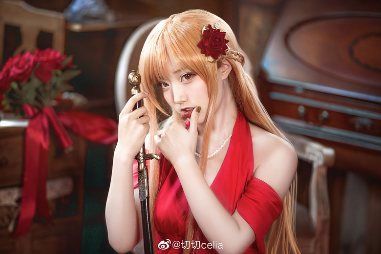 【COS】切切celia图包合集精选丨刀剑神域·亚丝娜
