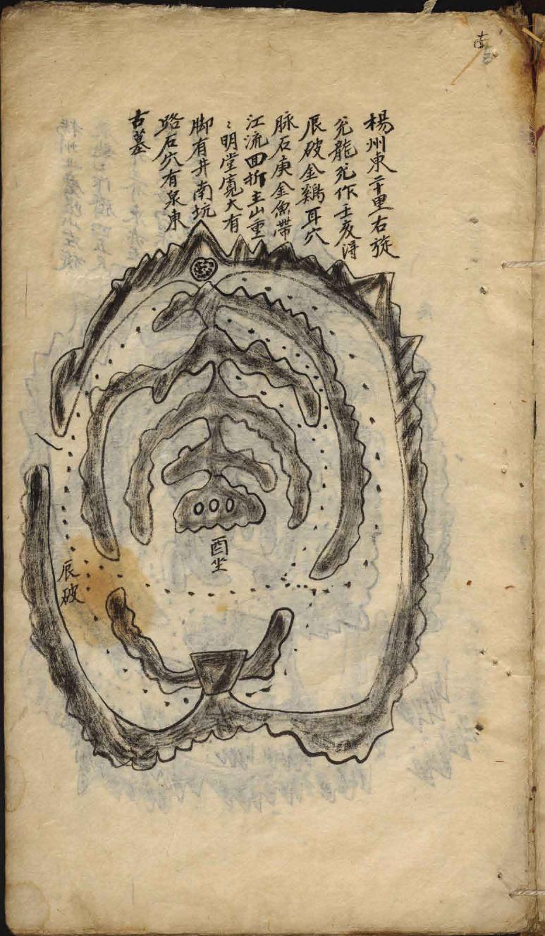 风水类古籍抄本《阴阳秘诀》