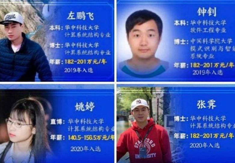 华为“天才少年”名单曝出，不见清北学子踪影，网友不觉得意外