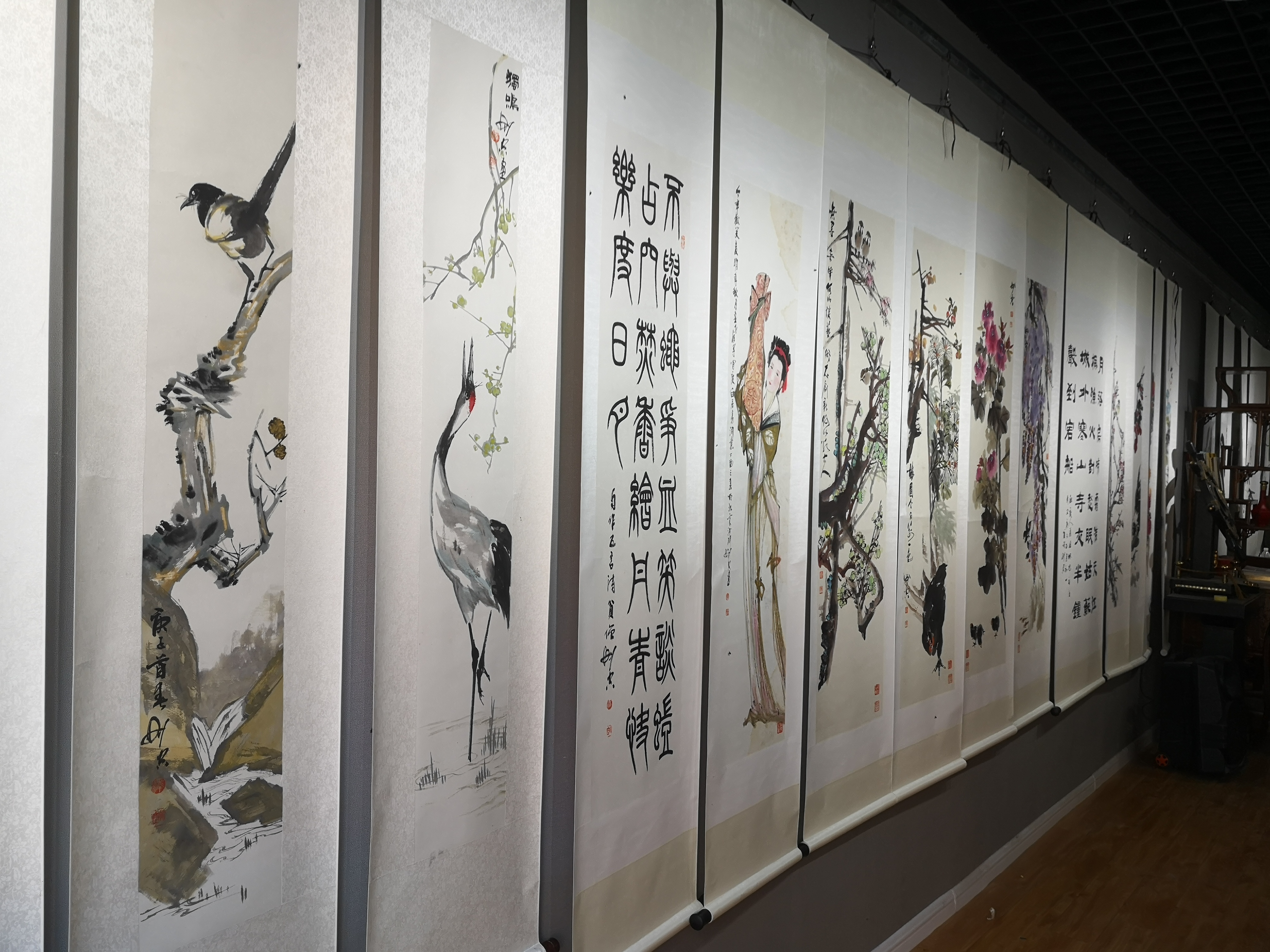 宁陵县举办书画名家冯万寿先生书画精品展