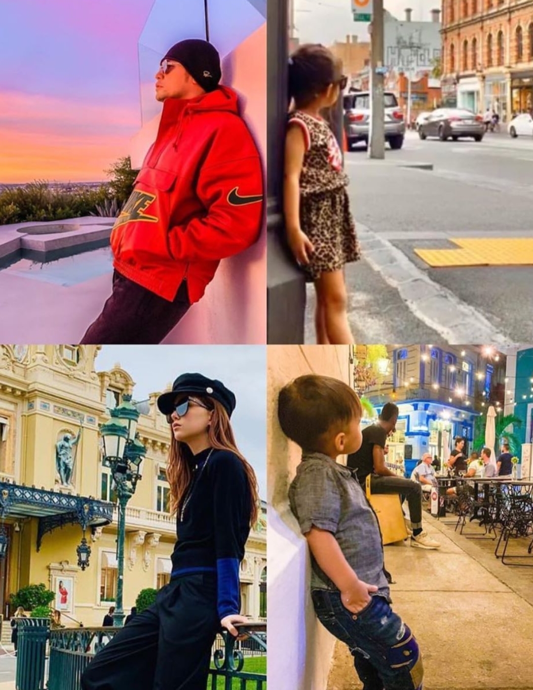 周杰伦和岳父一起过父亲节，同时向昆凌送吻，周董边亲边笑超害羞