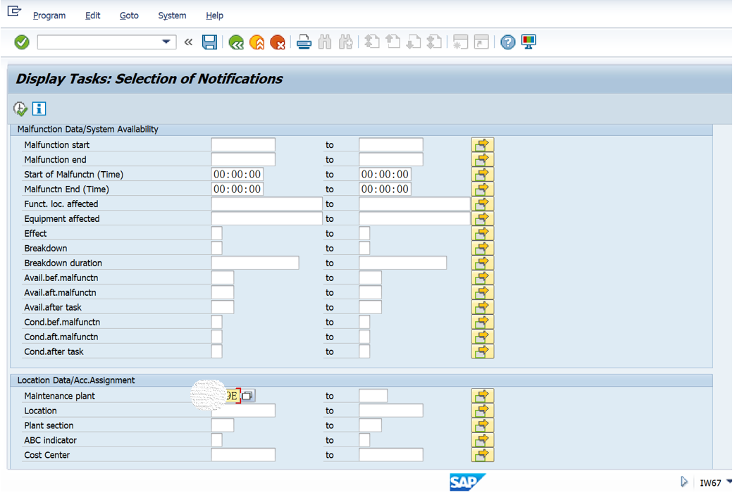 SAP PM入門系列28 - IW67 維修通知單任務報表