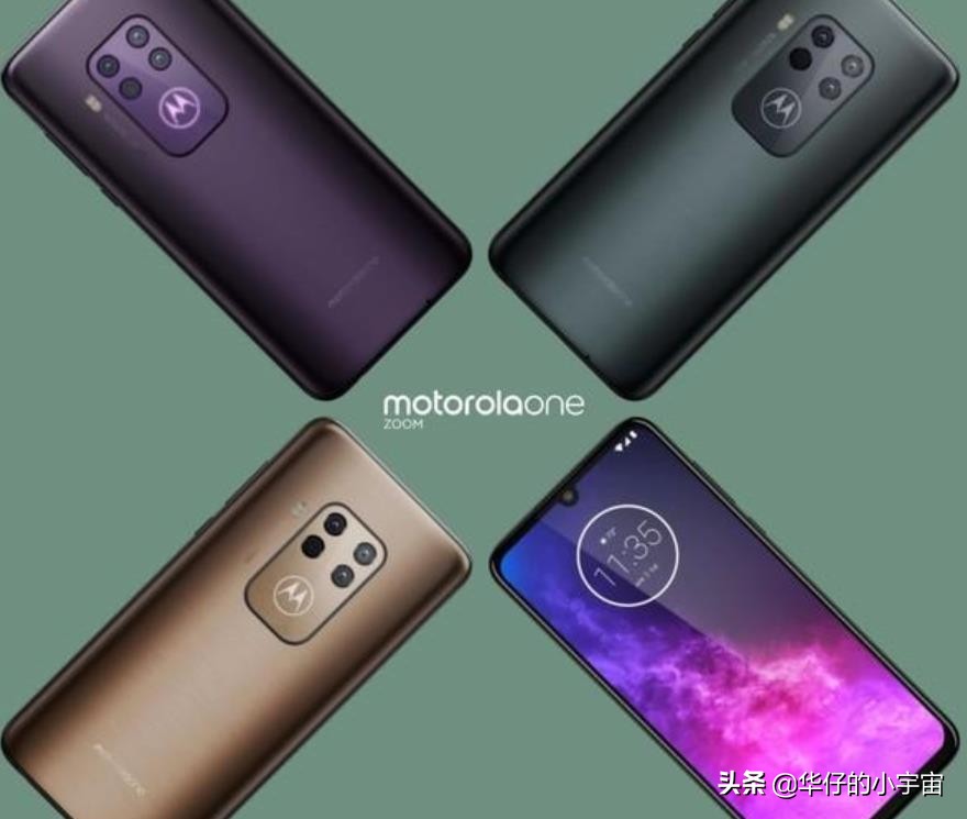 手机上开山鼻祖摩托罗拉手机，新手机外型三色图曝出，适用5倍混合变焦