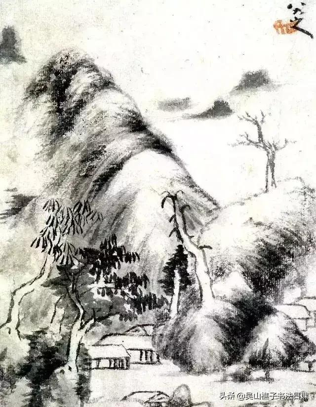 八大山人山水画