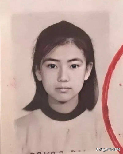 高圆圆小学证件照曝光，被夸是小学班花，但女神写情书也被拒