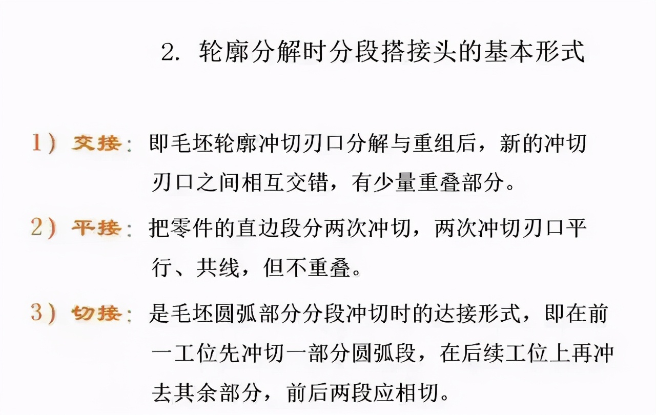 连续模料带、刀口划分技巧，归纳