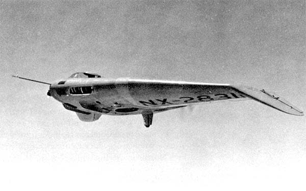 想不到这么科幻的飞机竟是1929年的设计！难怪美国能造出B2轰炸机