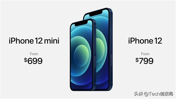 iPhone12宣布公布，全系列适用5G，699美元起