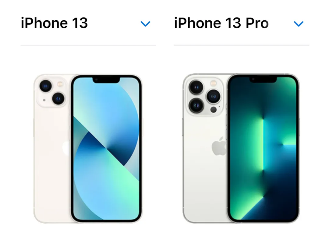 都給大家一一列出來了,4款iPhone13詳細對比