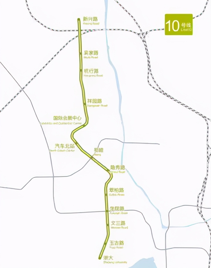 今明两年杭州6条地铁密集通车时间表