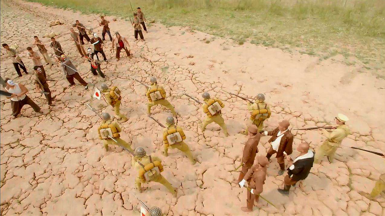 抗日战争时期，日军拼刺刀我军也会配合，用枪