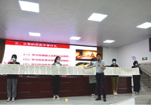 湖北监利：市团市委党史学习教育活动走进桥市镇