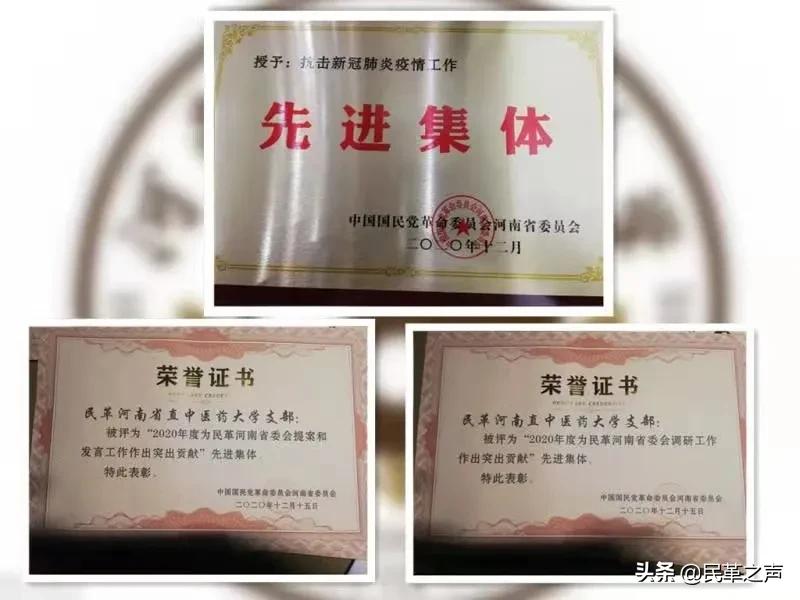 喜讯丨民革河南省委直属中医药大学支部再获殊荣！