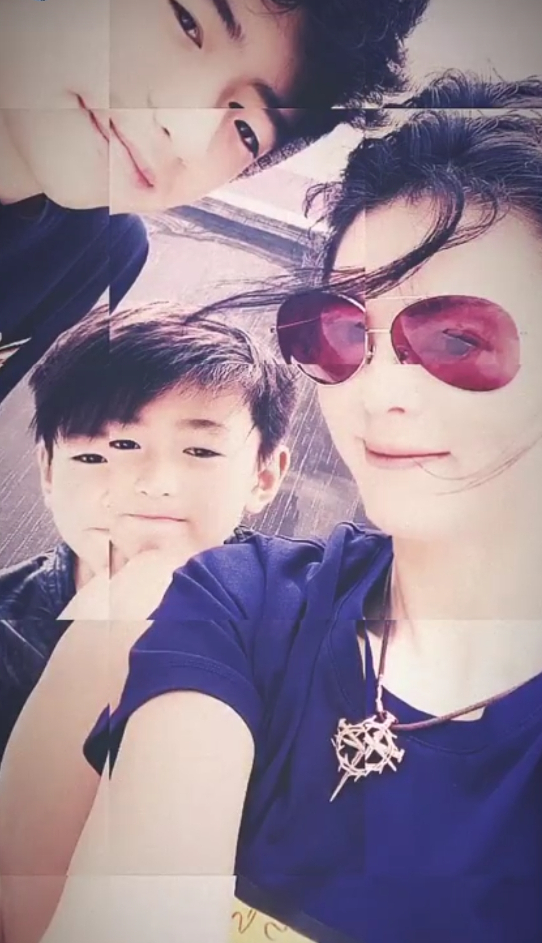 張柏芝兩個兒子轉學到上海，由保鏢接送放學，兄弟倆高冷帥氣