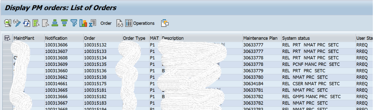 SAP PM入門系列30 - IW39 顯示維修工單