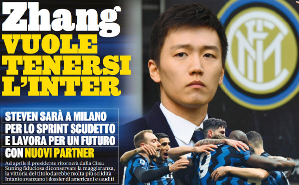 张康阳冒险回欧洲！意媒披露野心：亲眼看国米