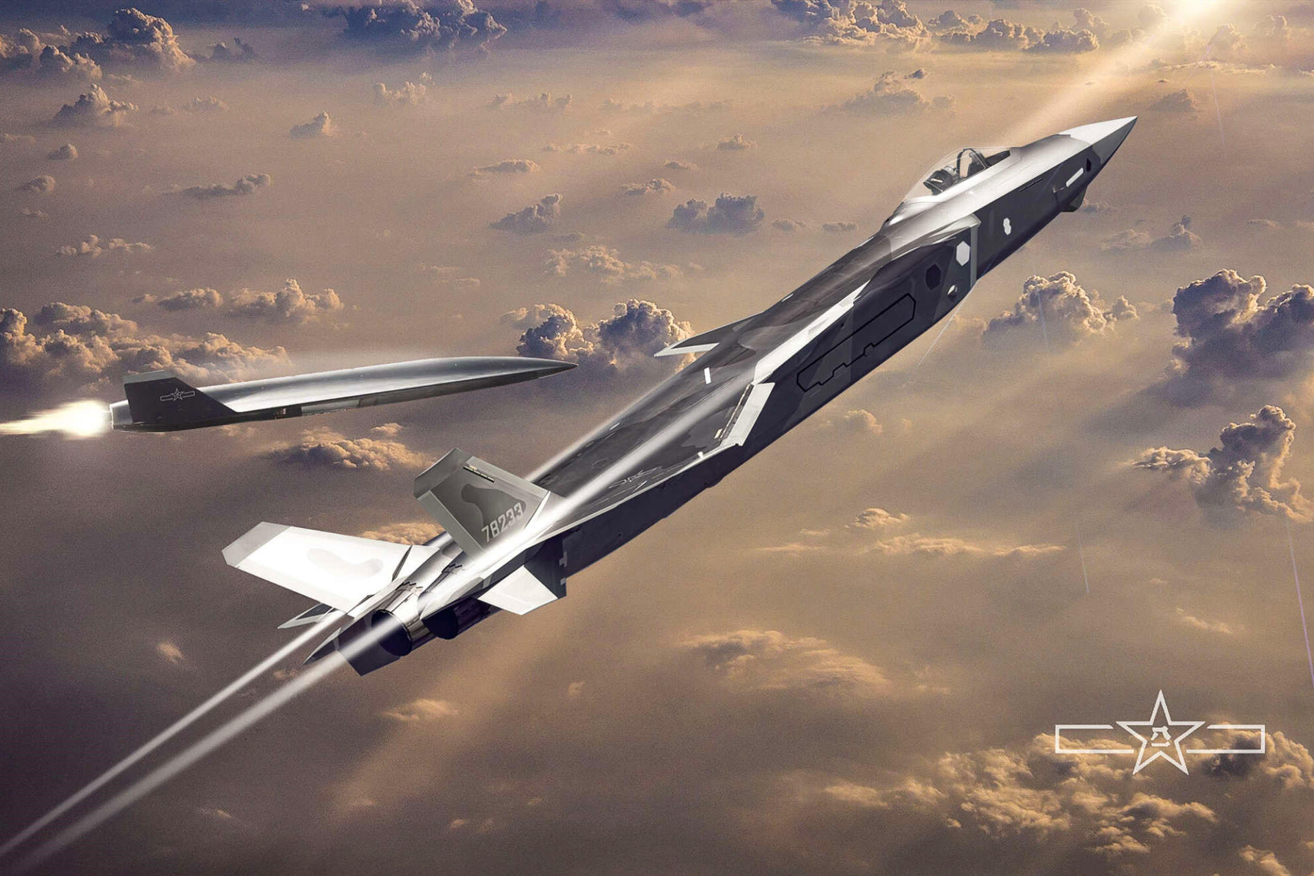 成飞曝光双座歼20，世界首款双座型五代机，将用