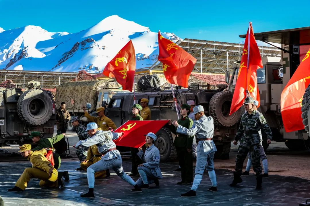 西陲战位党旗红！新疆军区各部队以多种形式喜迎建党百年