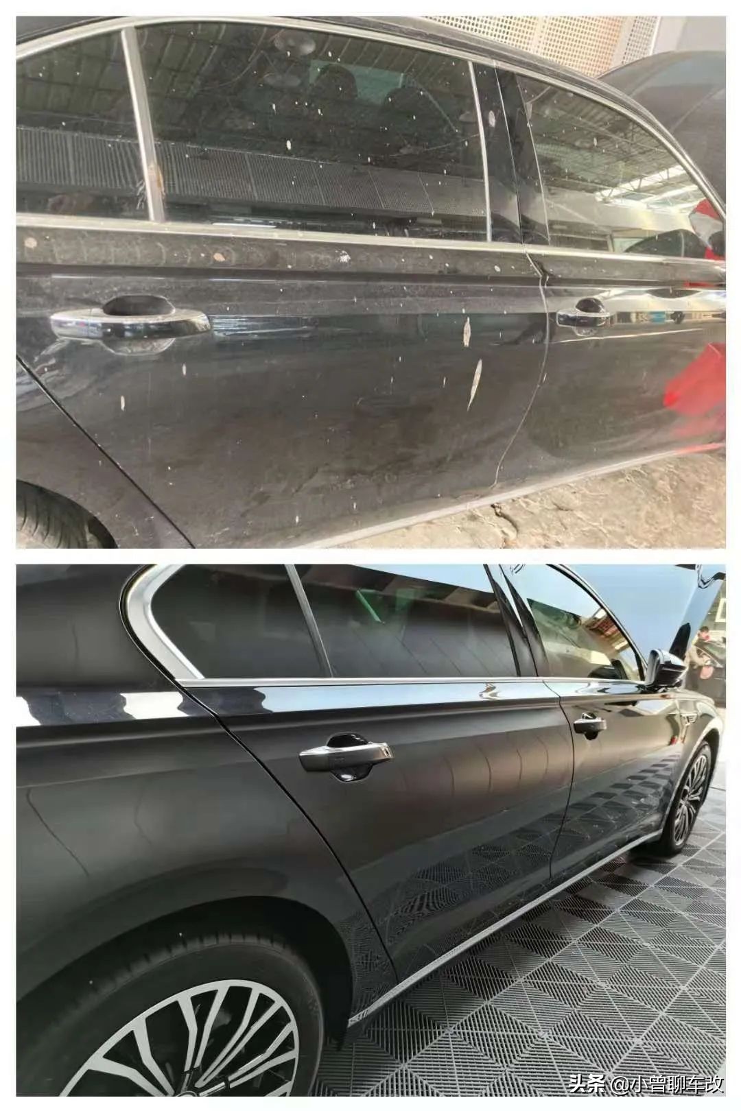 沒(méi)有對(duì)比就沒(méi)有傷害，汽車美容前后效果驚人