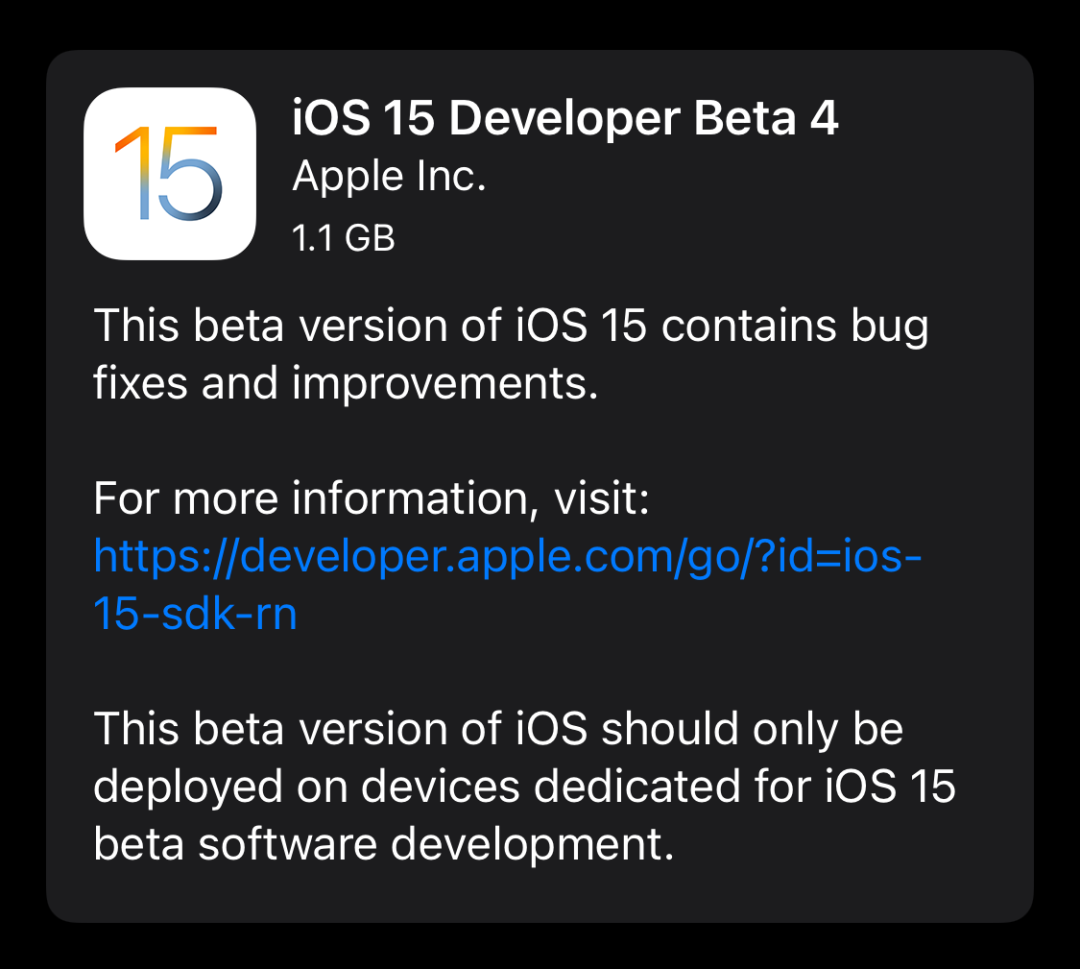 又来更新！iOS15 Beta4 推出，整体界面迎来大量更新