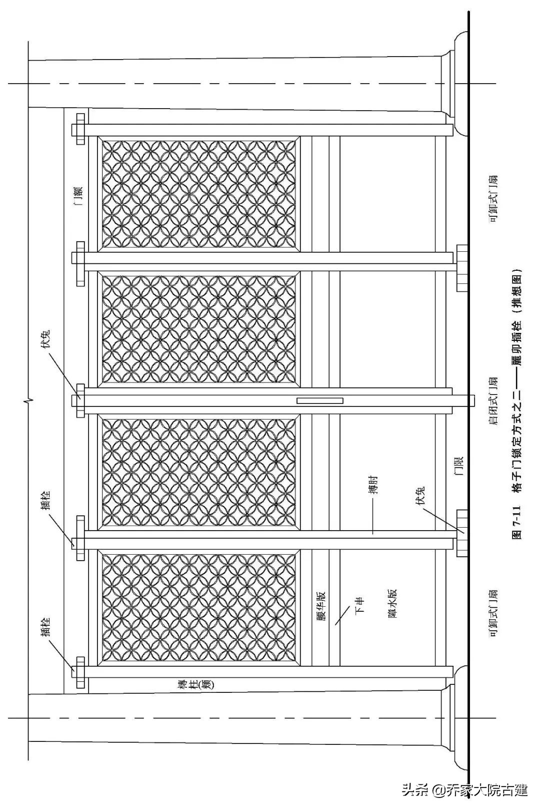 古建構造圖解 古建築的木裝修 喬家大院紅木古建 Mdeditor