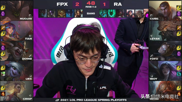 Young weather condition explodes canopy! FPX3-1 beats RA, good bureau of put an end to of Iboy fatal error