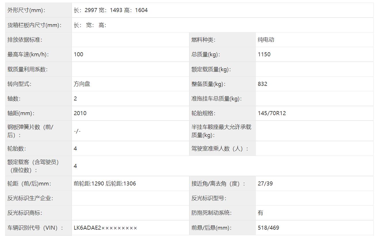 外观细节更具辨识度，五菱宏光MINI EV GB版申报信息曝光