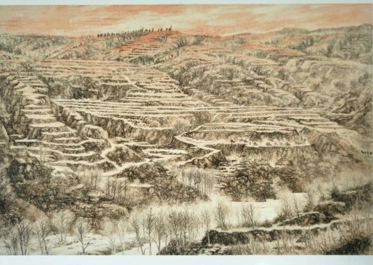 知名画家严永明作品赏析