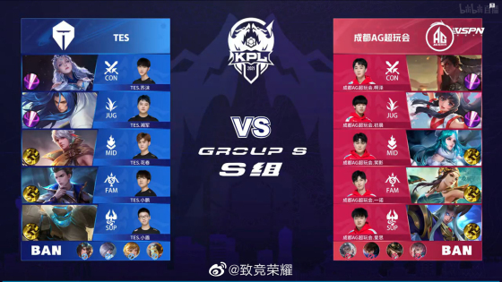 王者荣耀KPL：手法队后劲不足，成都AG超玩会让二追三战胜TES