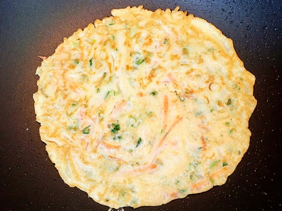 懒人版早餐饼的做法，不揉面不醒面，10分钟出锅，营养均衡更好吃