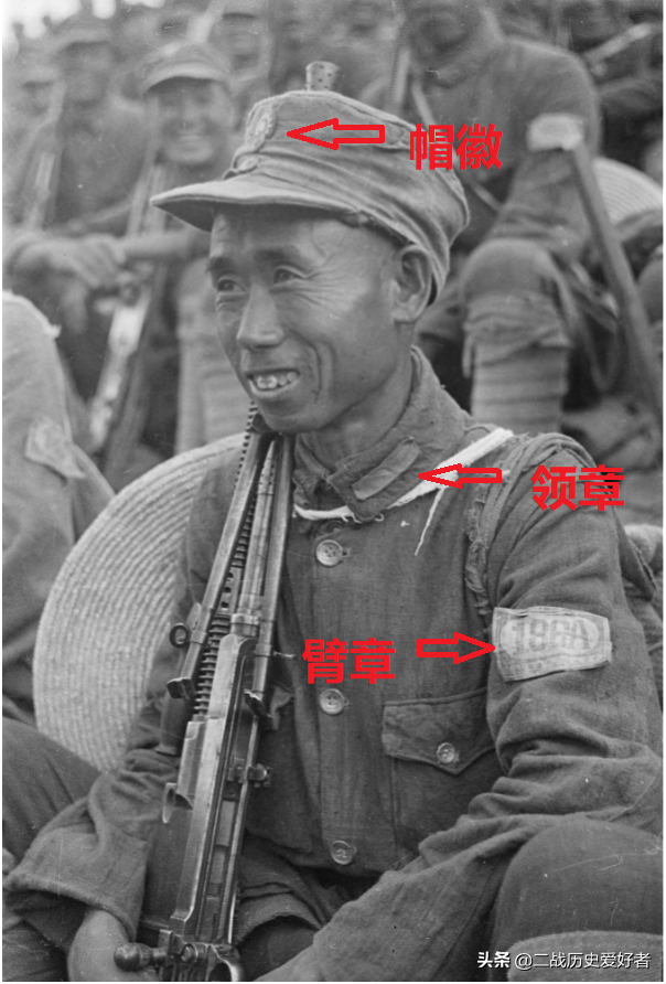 一直以为八路军没有领章没有臂章没有帽徽，看