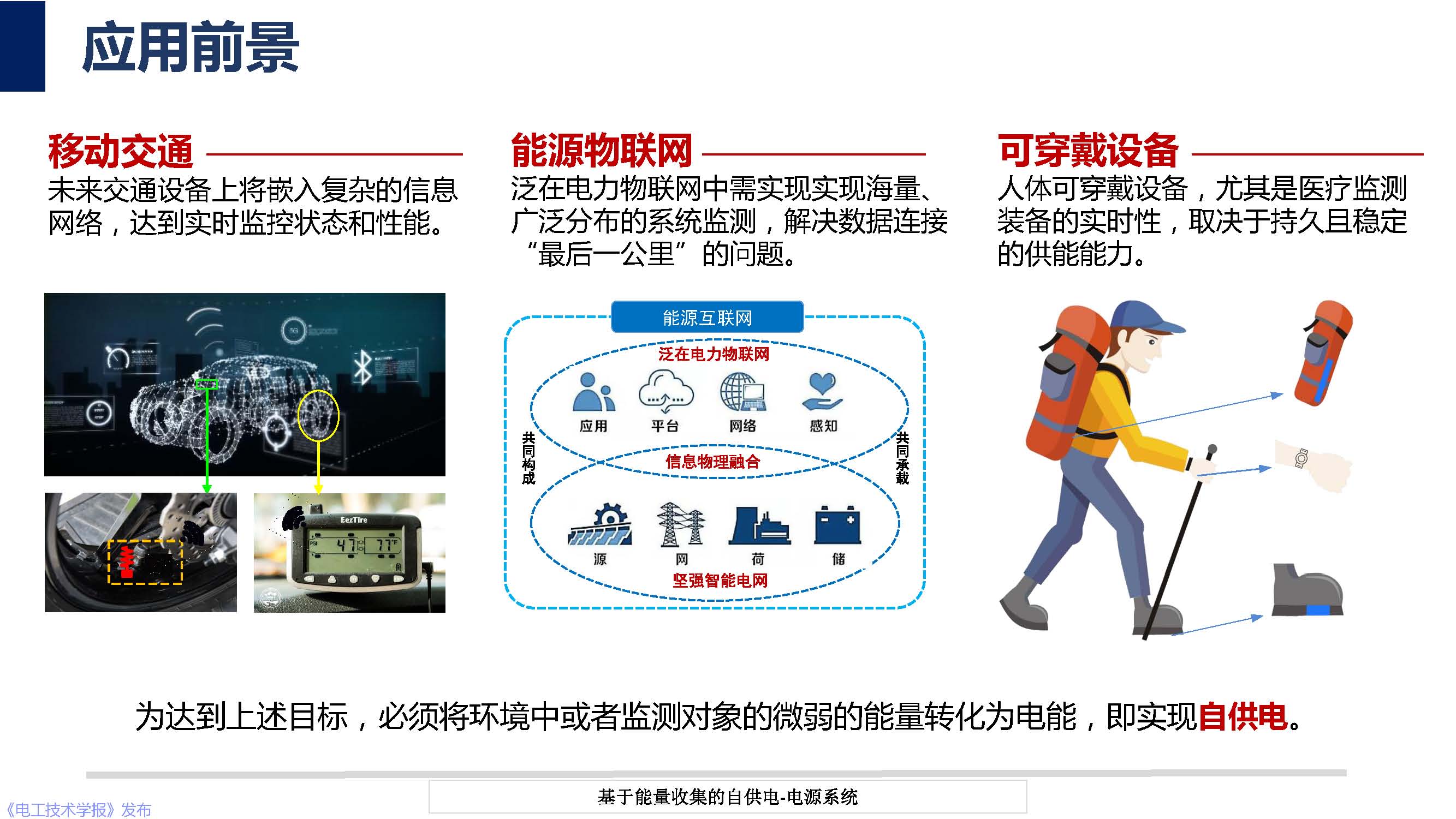 华中科技大学彭晗教授：基于能量收集的自供电电源技术