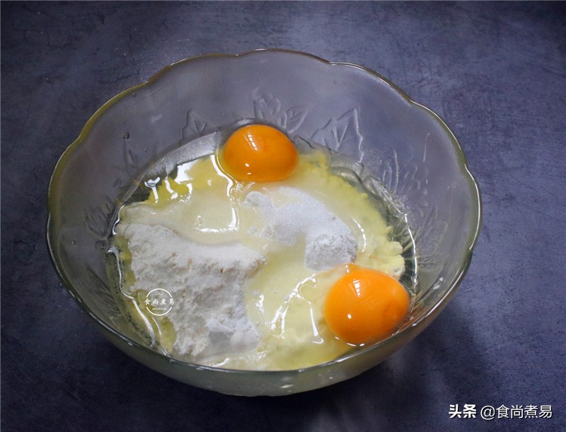 Need not the China husband cake of knead dough, the practice learns easily simply, it is good to mix, sweet soft glutinous delicious