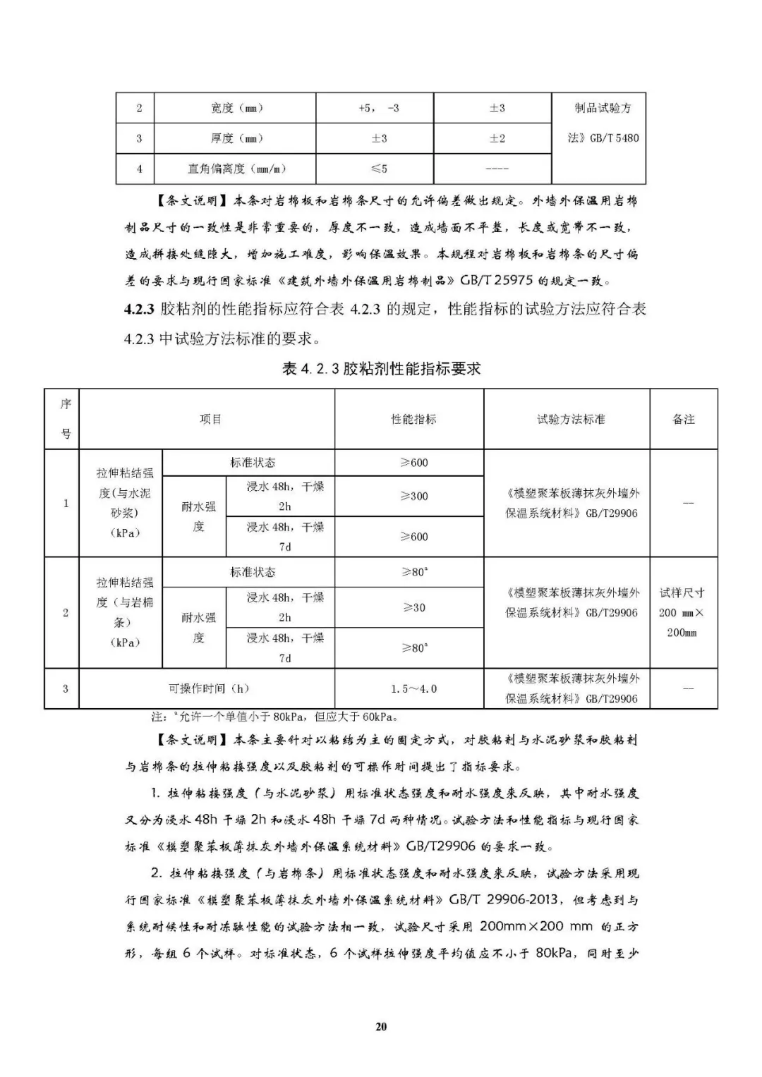 《岩棉薄抹灰外墙外保温工程技术标准》