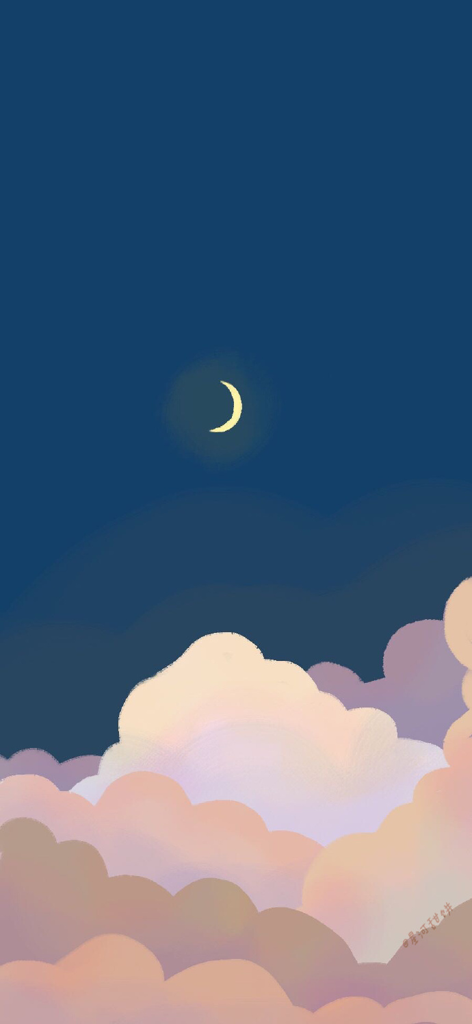月亮配一句话朋友圈 夜晚月色迷人的句子图片