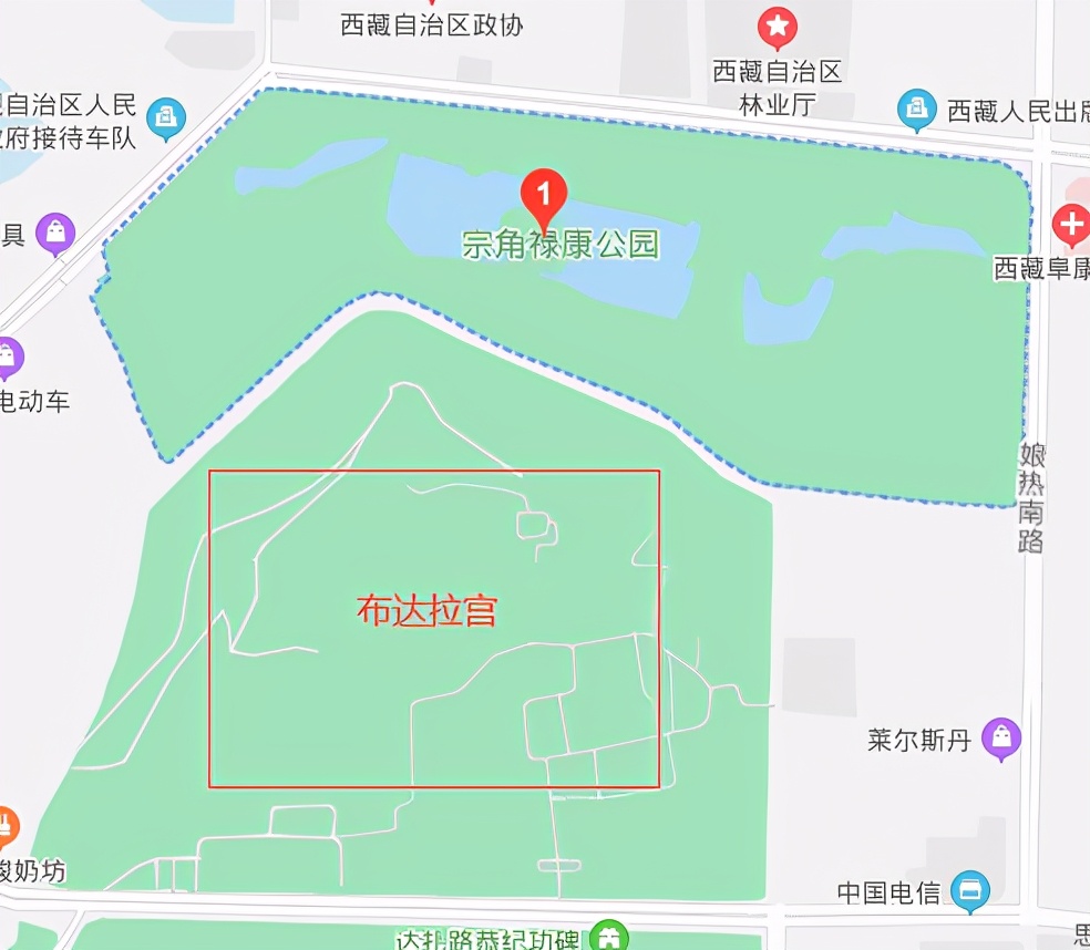 拉萨 - 布达拉宫 11个最佳拍摄机位,附上详细地图坐标