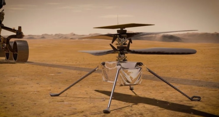 NASA“机智”号无人机发回登陆火星后首份状态报告
