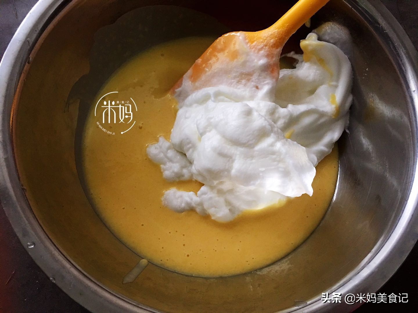 图片[9]-香橙蛋糕卷做法步骤图 比豆浆油条有营养比做馒头简单-起舞食谱网