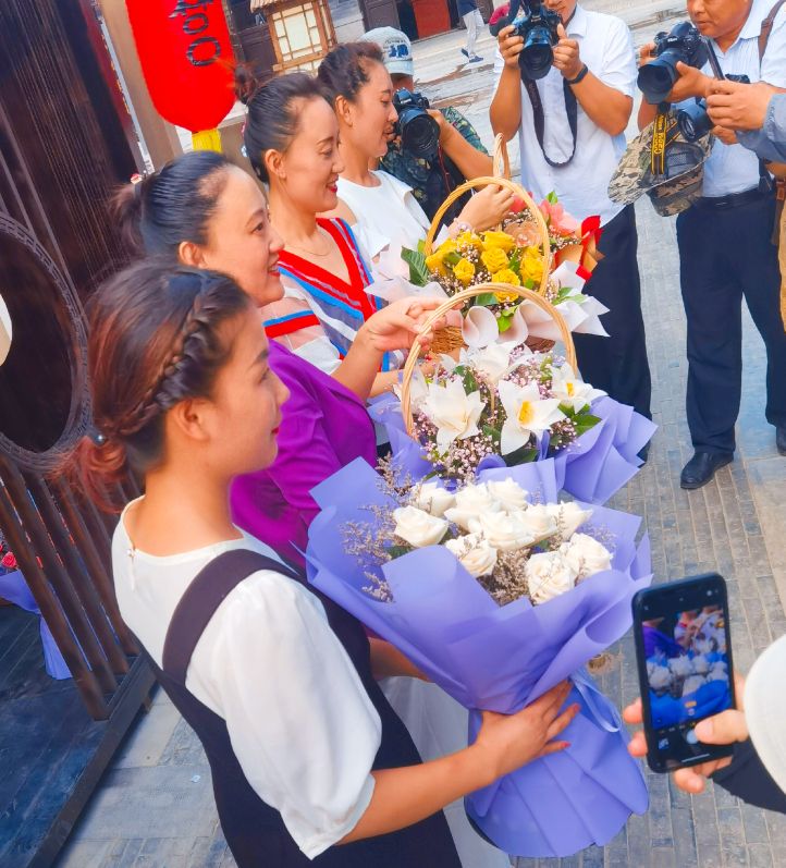 山东莒县最美“煎饼”花