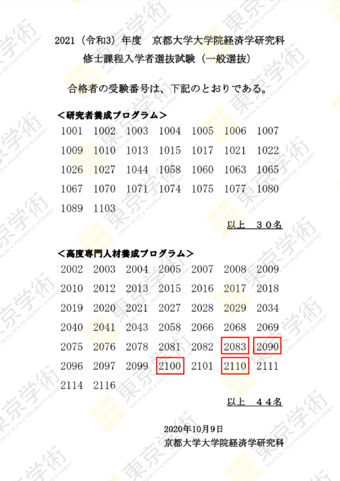 日本考研：京大放榜！东学丰收！合格喜报又来啦