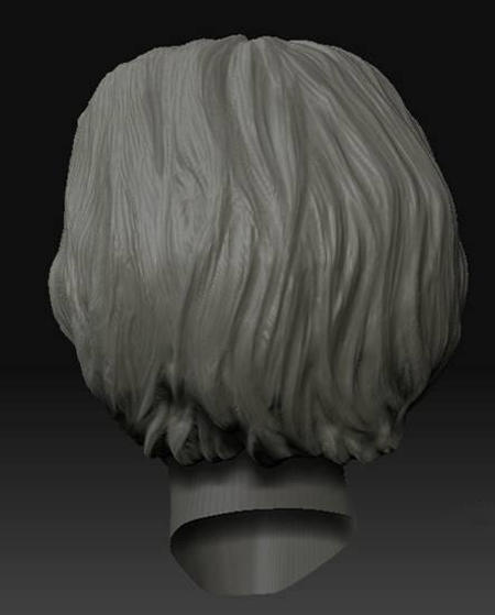 教学｜zbrush雕刻头发笔刷介绍，巧用工具可以事半功倍哦